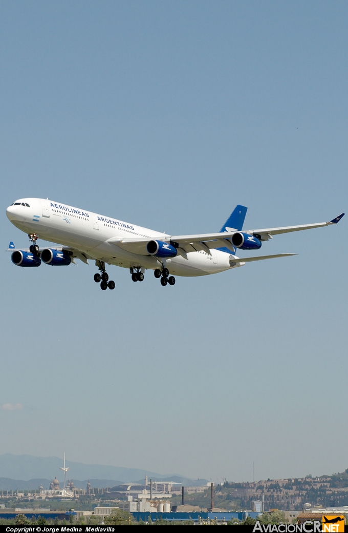 LV-BIT - Airbus A340-313 - Aerolineas Argentinas