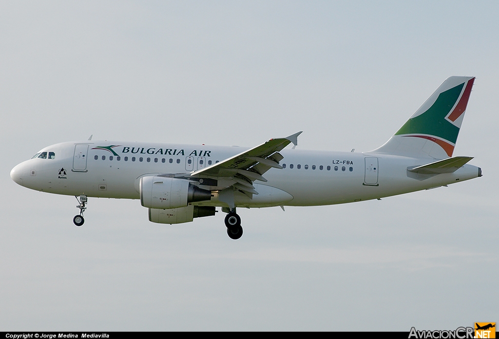 LZ-FBA - Airbus A319-112 - Bulgaria Air