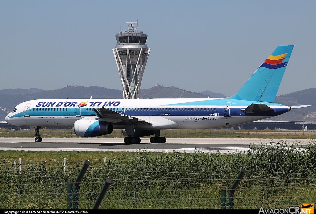 4X-EBT - Boeing 757-258(ER) - Sun d\'Or International Airlines