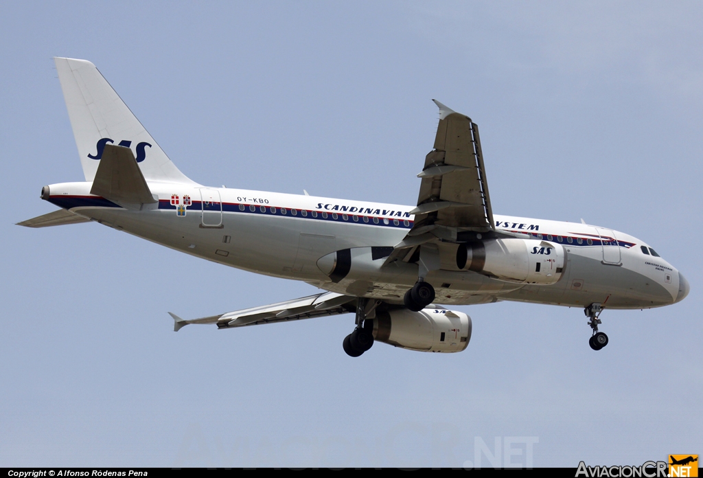 OY-KBO - Airbus A319-131 - Scandinavian Airlines-SAS