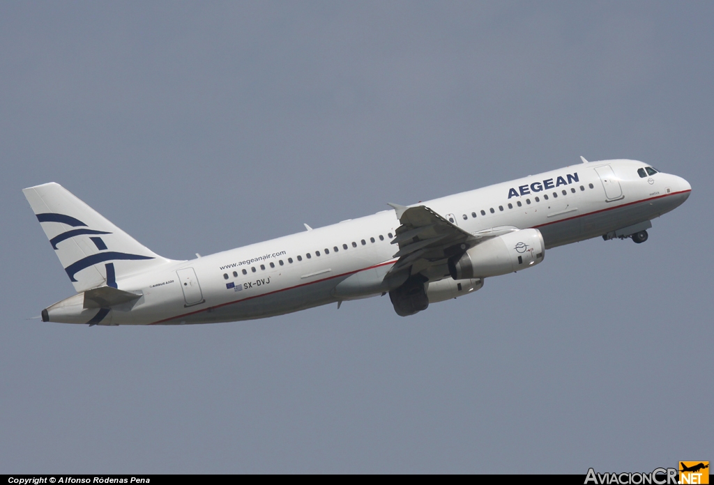 SX-DVJ - Airbus A320-232 - Aegean Airlines