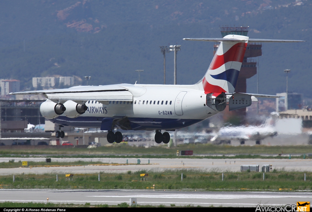 G-BZAW - British Aerospace Avro 146-RJ100 - British Airways