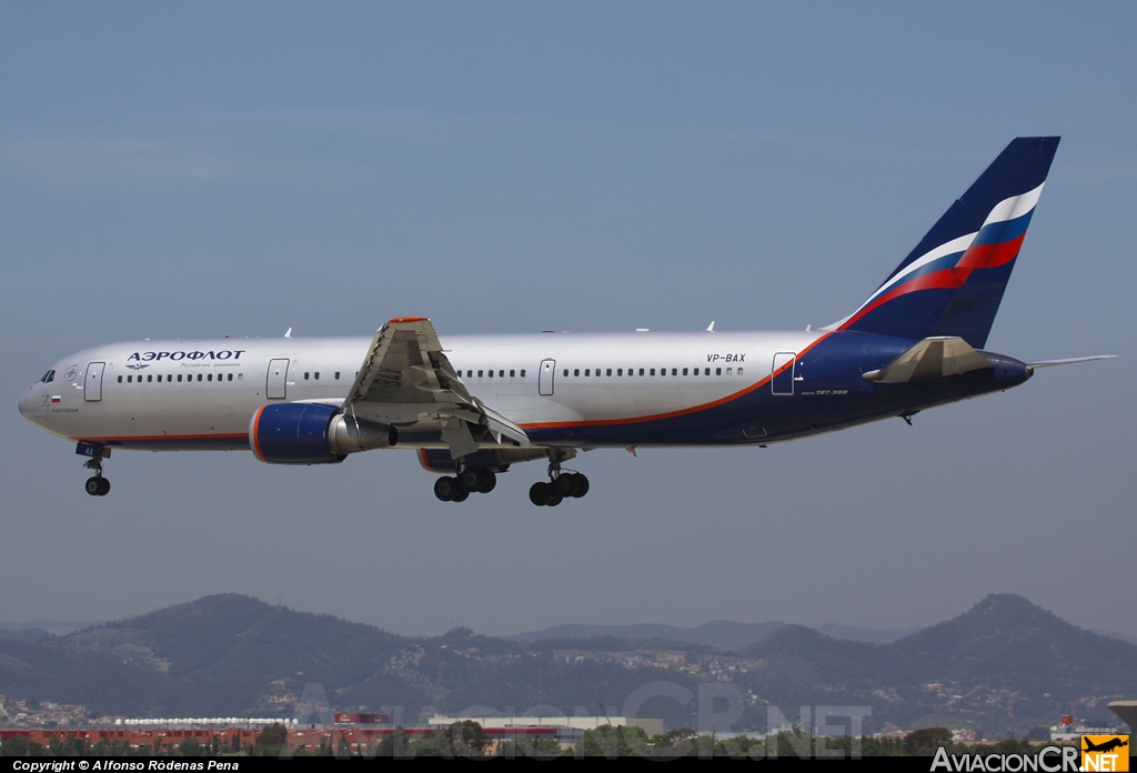 VP-BAX - Boeing 767-36N/ER - Aeroflot