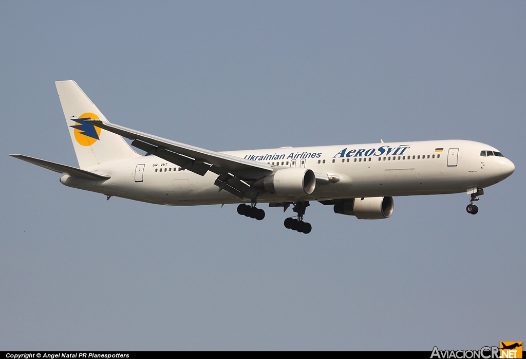 UR-VVT - Boeing 767-3Q8/ER - AeroSvit Ukrainian Airlines