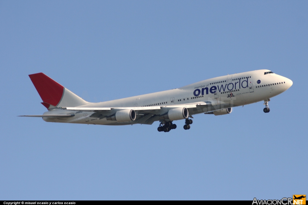 JA8913 - Boeing 747-436 - Japan Airlines