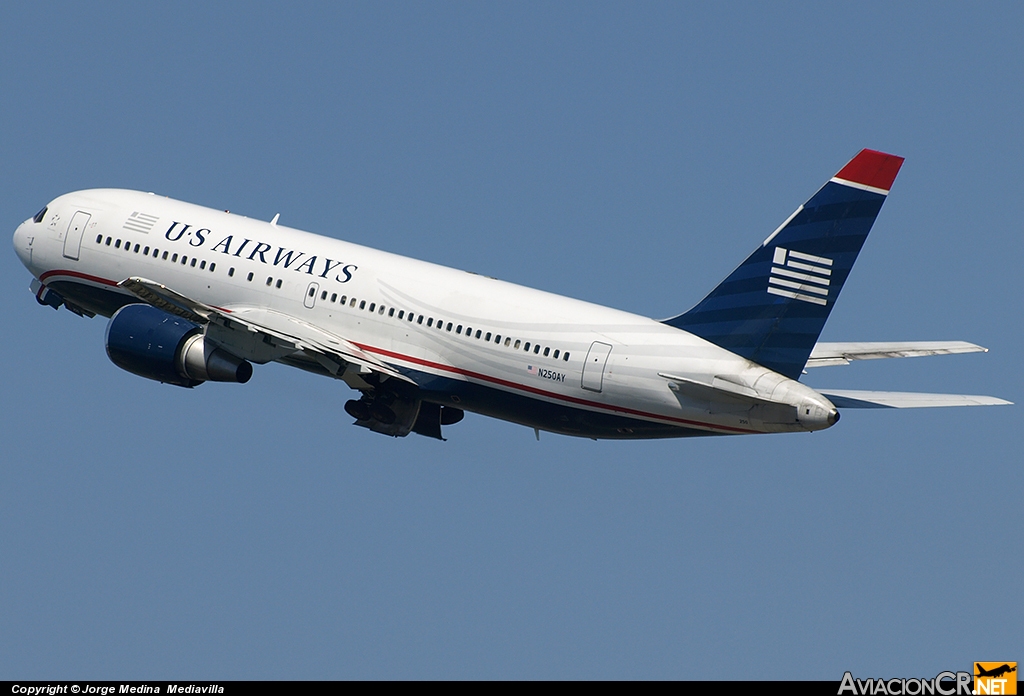 N250AY - Boeing 767-201(ER) - US Airways