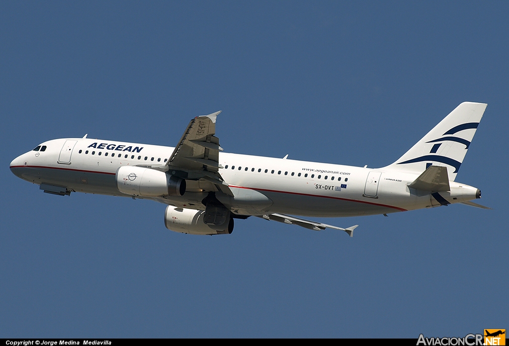 SX-DVT - Airbus A320-232 - Aegean Airlines