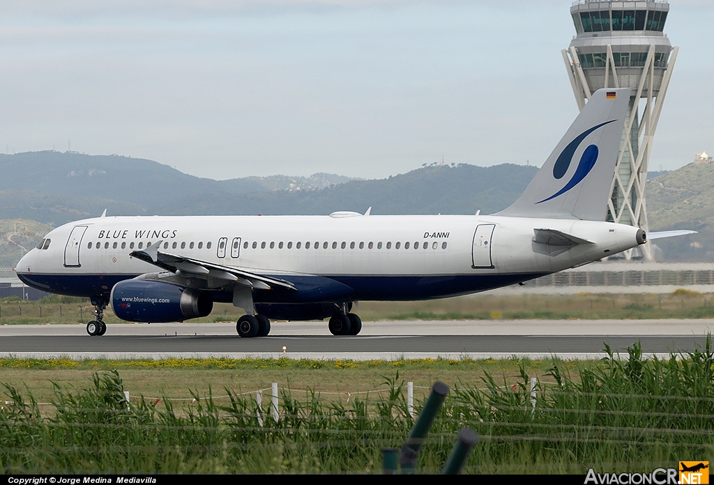 D-ANNI - Airbus A320-232 - Blue Wings