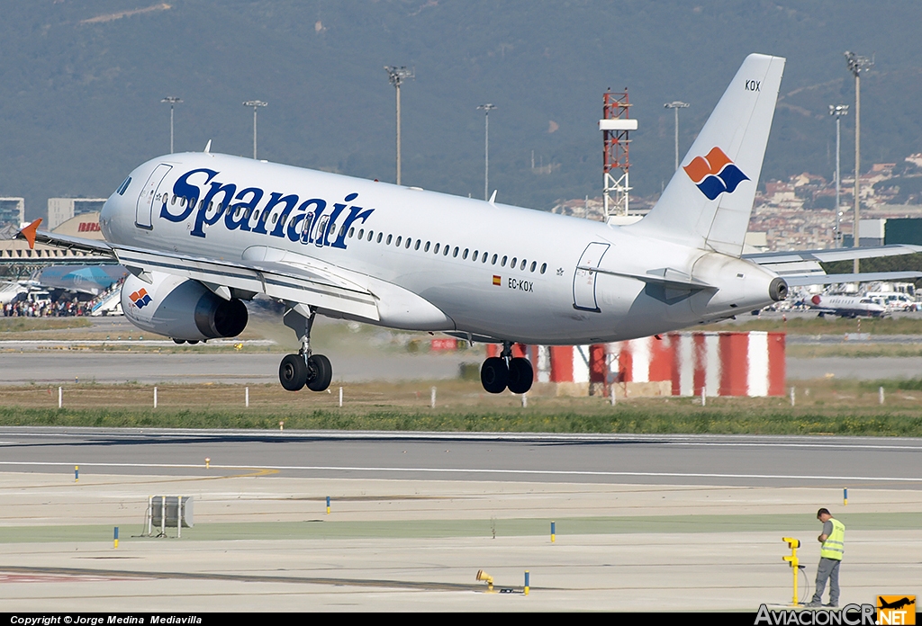 EC-KOX - Airbus A320-232 - Spanair