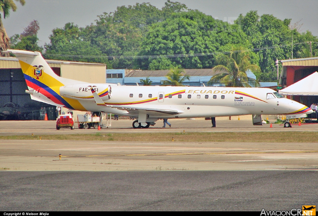 FAE-051 - Embraer ERJ-135BJ Legacy - Fuerza Aerea Ecuatoriana