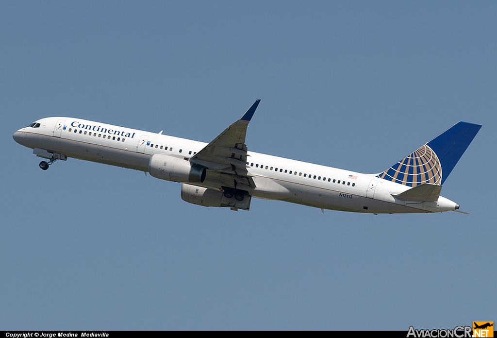 N13113 - Boeing 757-224 - Continental Airlines