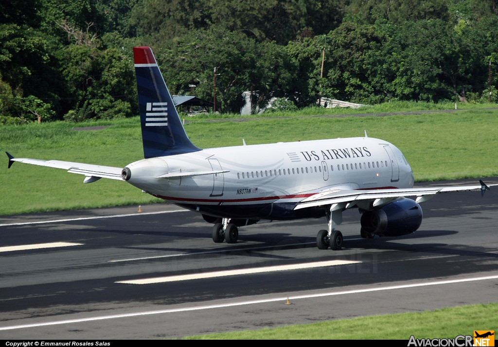 N807AW - Airbus A319-132 - US Airways