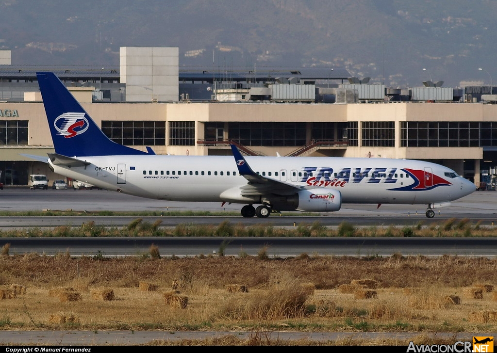 OK-TVJ - Boeing 737-8Q8 - Travel Service