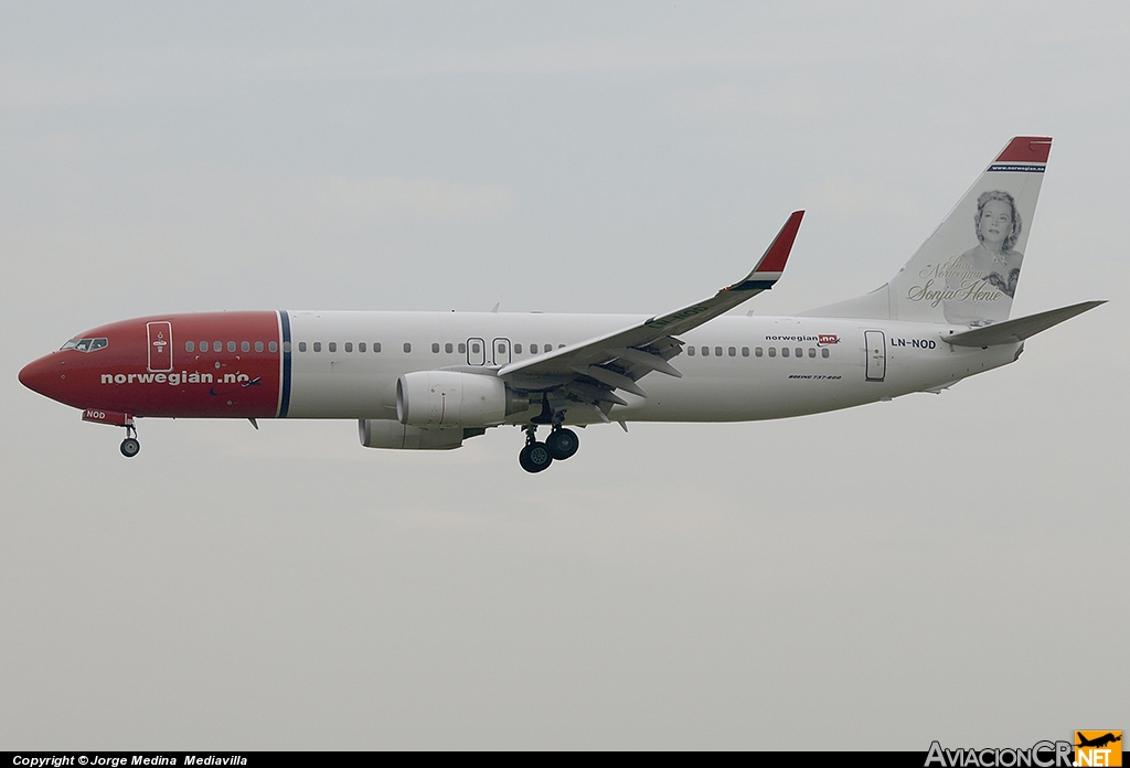 LN-NOD - Boeing 737-8Q8 - Norwegian Air Shuttle