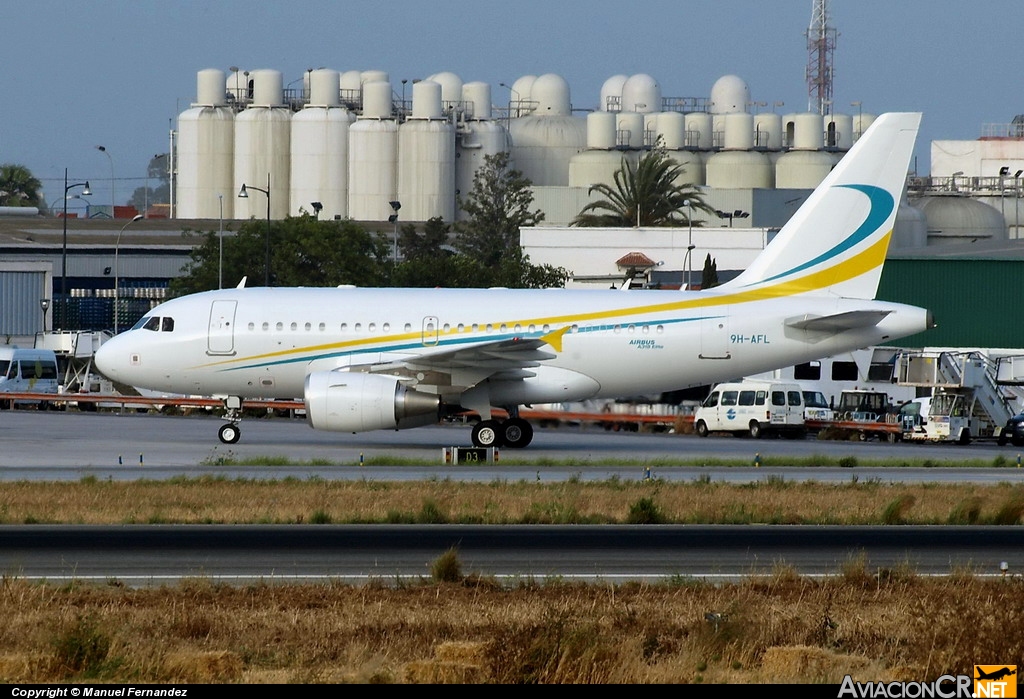 9H-AFL - Airbus A-318-112 Elite - Comlux Aviation