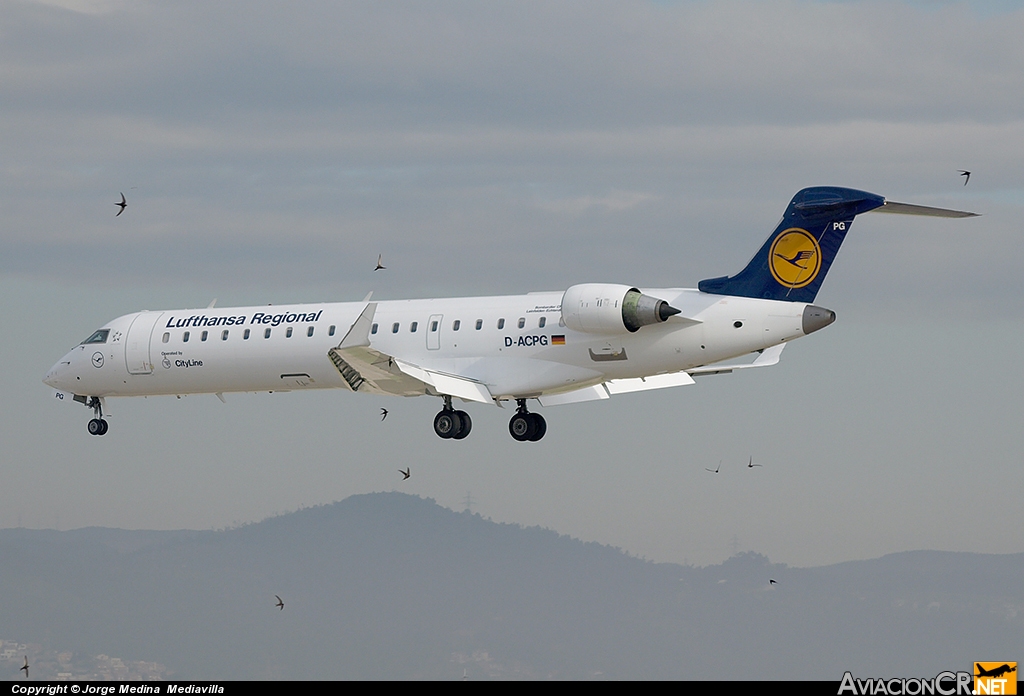 D-ACPG - Canadair CL-600-2C10 Regional Jet CRJ-701ER - Lufthansa Cityline