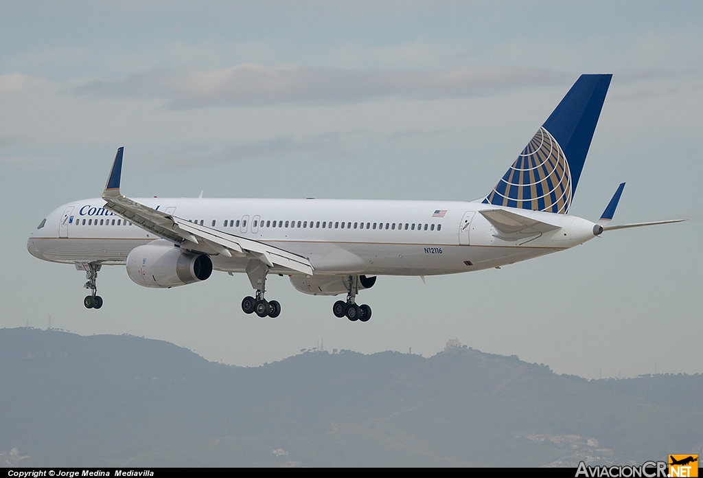 N12116 - Boeing 757-224 - Continental Airlines