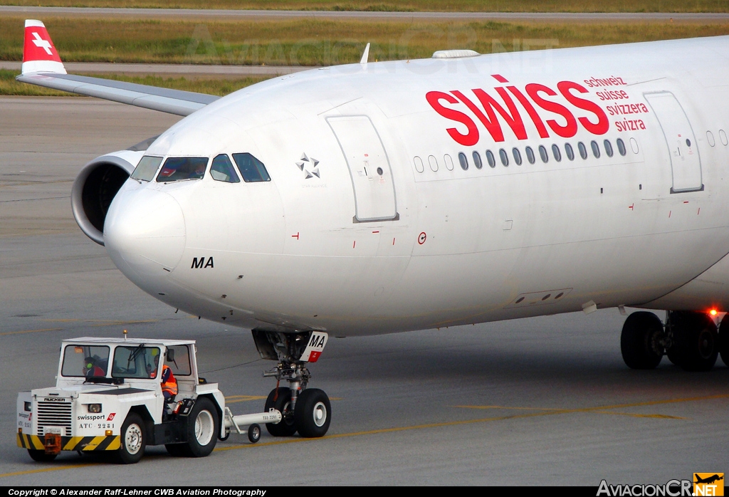 HB-JMA - Airbus A340-313X - Swiss International Air Lines