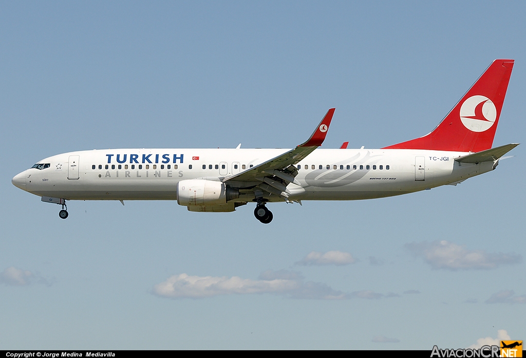 TC-JGI - Boeing 737-8F2 - Turkish Airlines