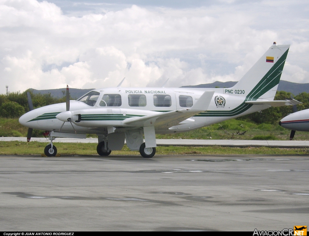 PNC-0230 - Piper PA-31/Colemill Panther Navajo - Policia Nacional de Colombia