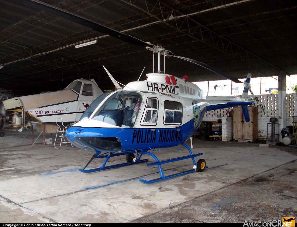 HR-PNW - Bell 206B JetRanger - Policia Nacional de Honduras