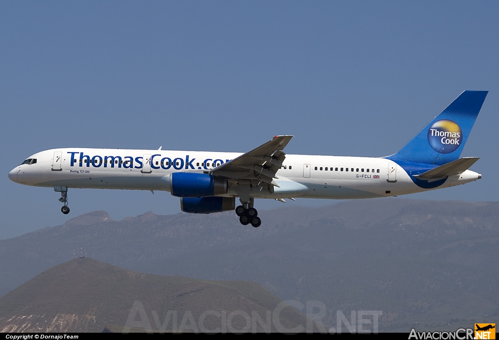 G-FCLI - Boeing 757-28A - Thomas Cook