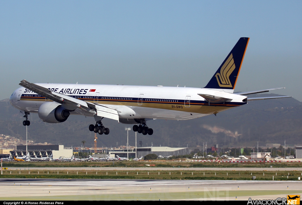 9V-SWQ - Boeing 777-312/ER - Singapore Airlines