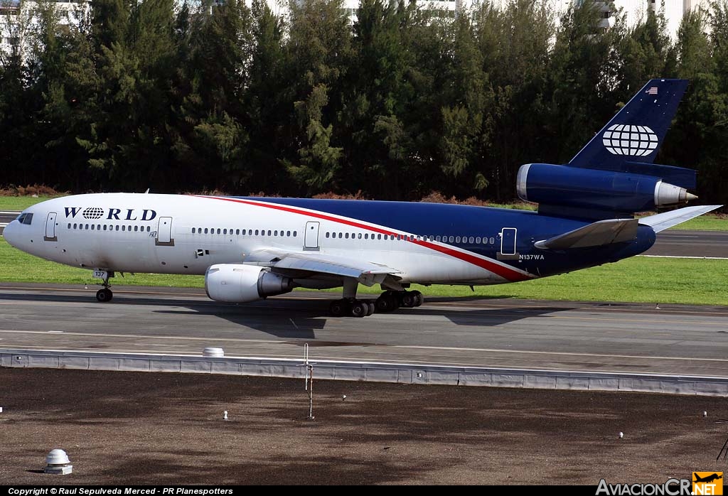N137WA - McDonnell Douglas DC-10-30 - World Airways