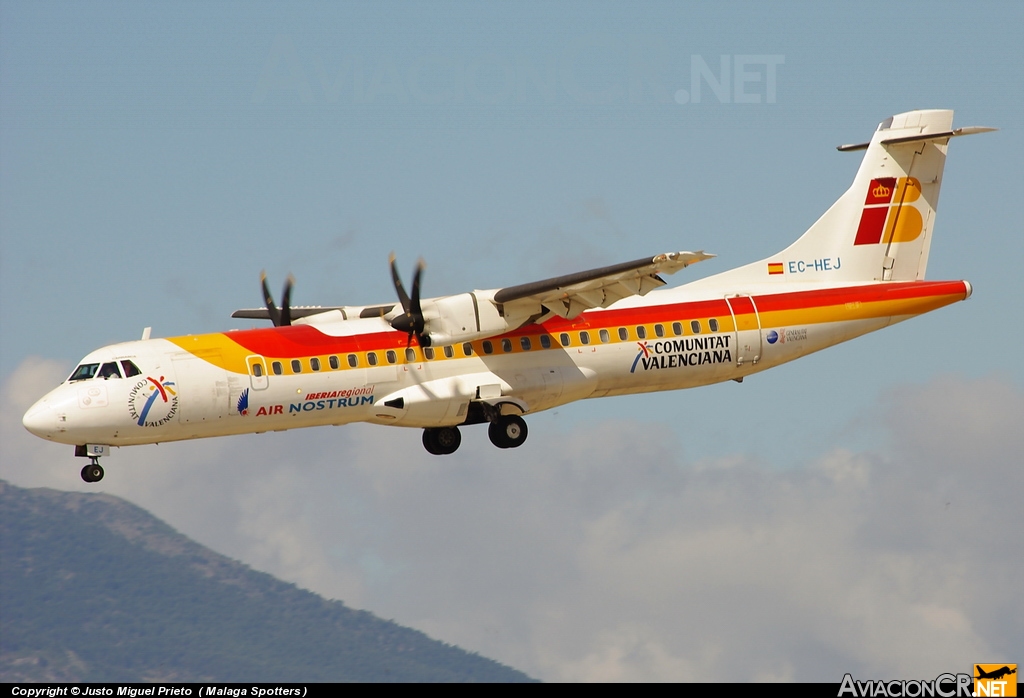 EC-HEJ - ATR 72-500 - Iberia Regional (Air Nostrum)