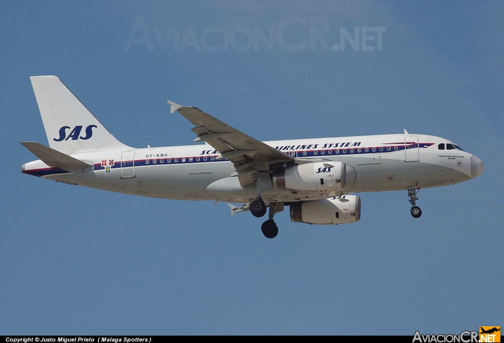 OY-KBO - Airbus A319-131 - Scandinavian Airlines-SAS
