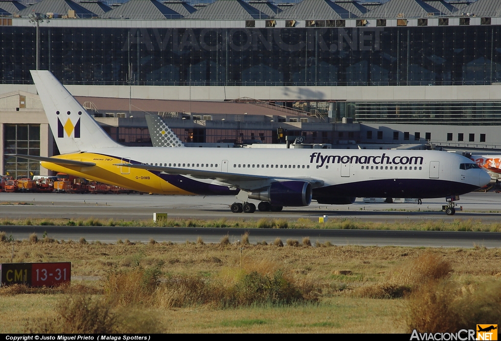 G-DIMB - Boeing 767-31K/ER - Monarch Airlines