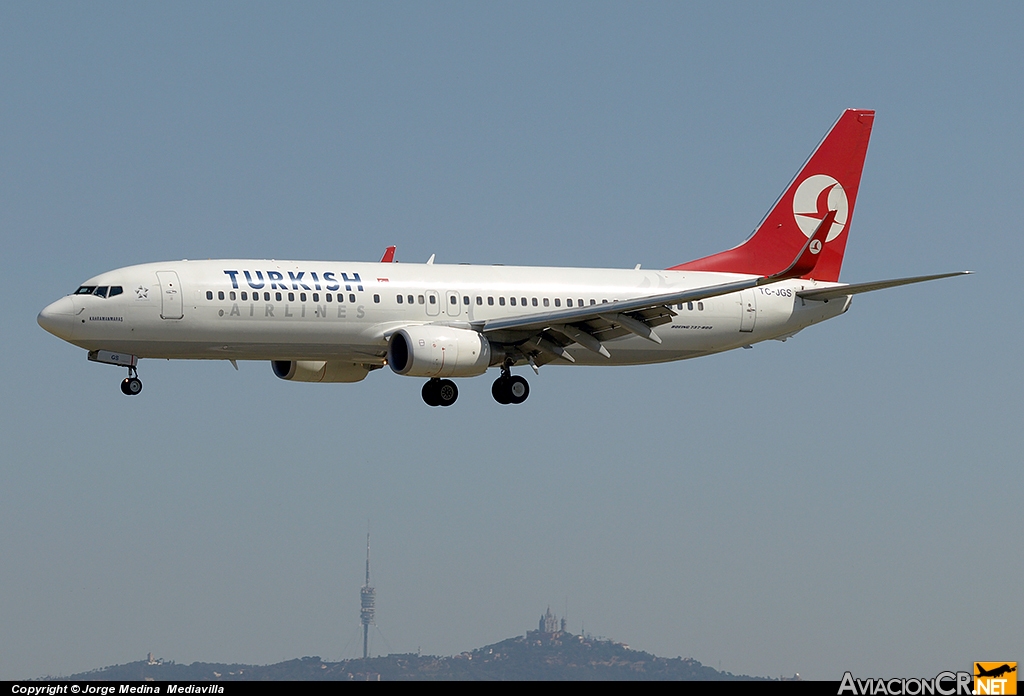 TC-JGS - Boeing 737-8F2 - Turkish Airlines