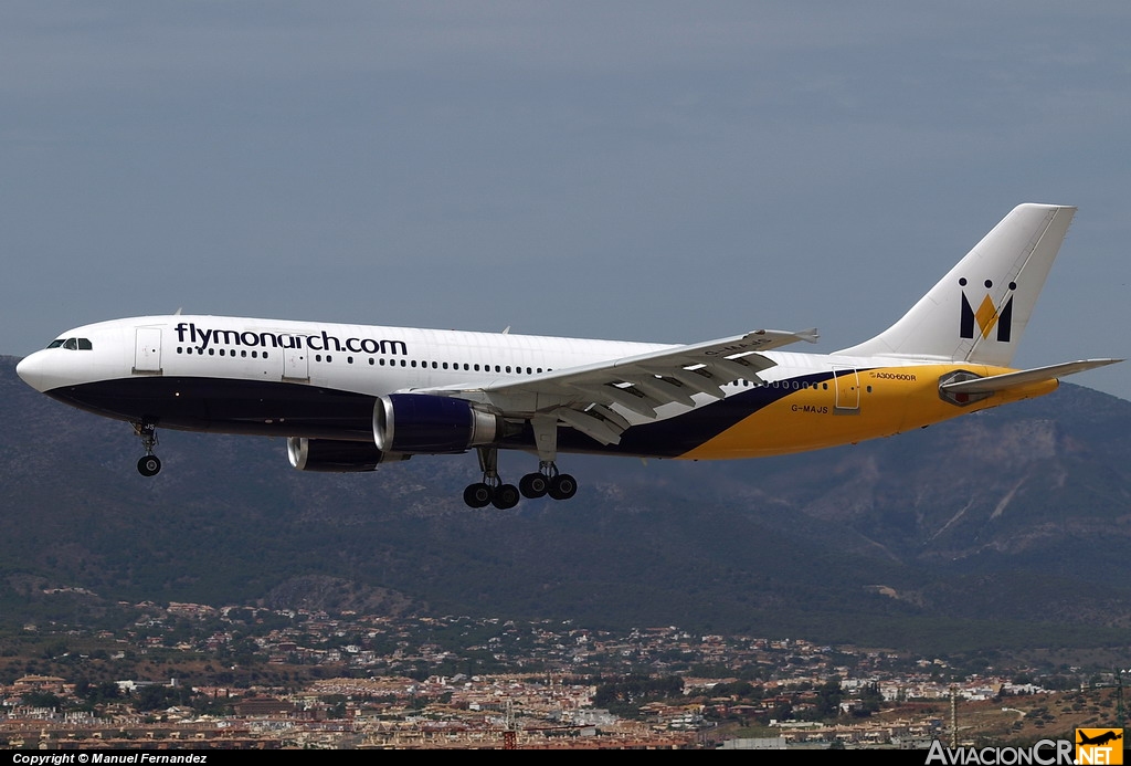 G-MAJS - Airbus A300B4-605R - Monarch Airlines