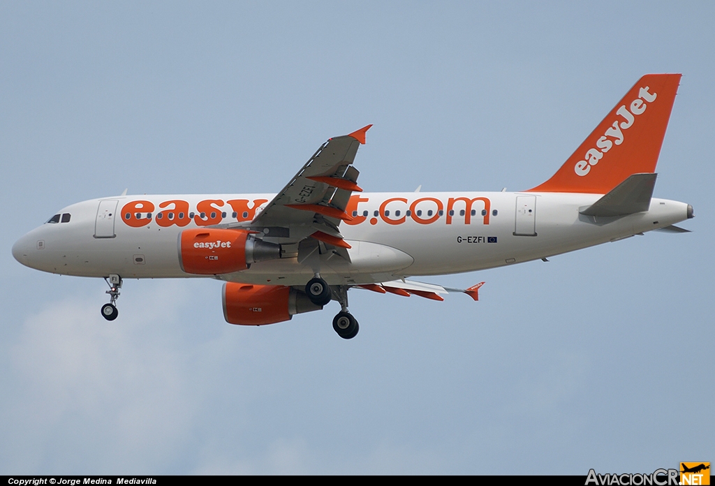 G-EZFI - Airbus A319-111 - EasyJet Airline