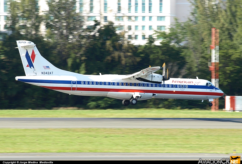 N342AT - ATR 72-212 - American Eagle