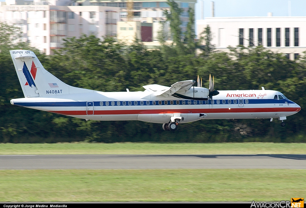 N408AT - ATR 72-212 - American Eagle