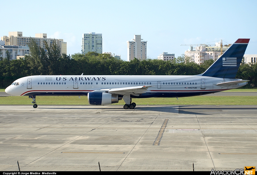 N927UW - Boeing 757-2B7 - US Airways