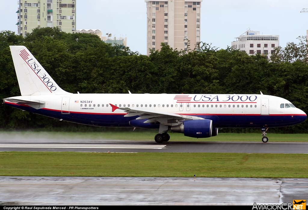 N263AV - Airbus A320-214 - USA 3000