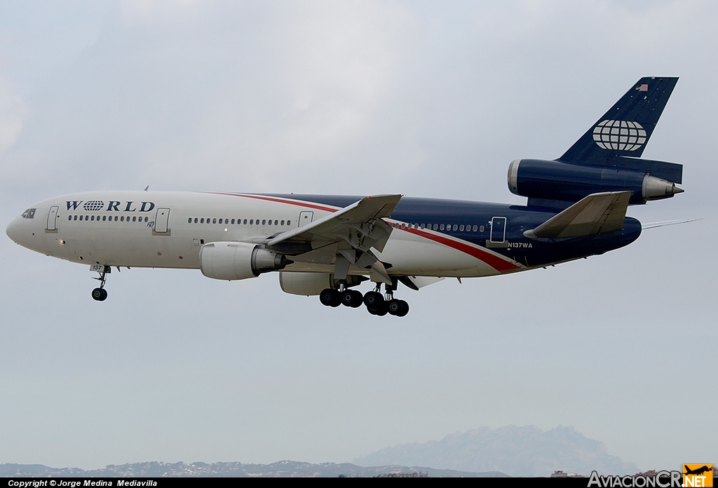 N137WA - McDonnell Douglas DC-10-30 - World Airways
