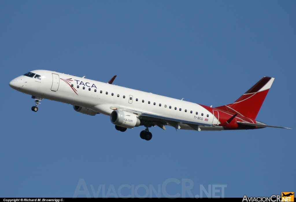 TI-BCG - Embraer 190-100IGW - TACA International Airlines
