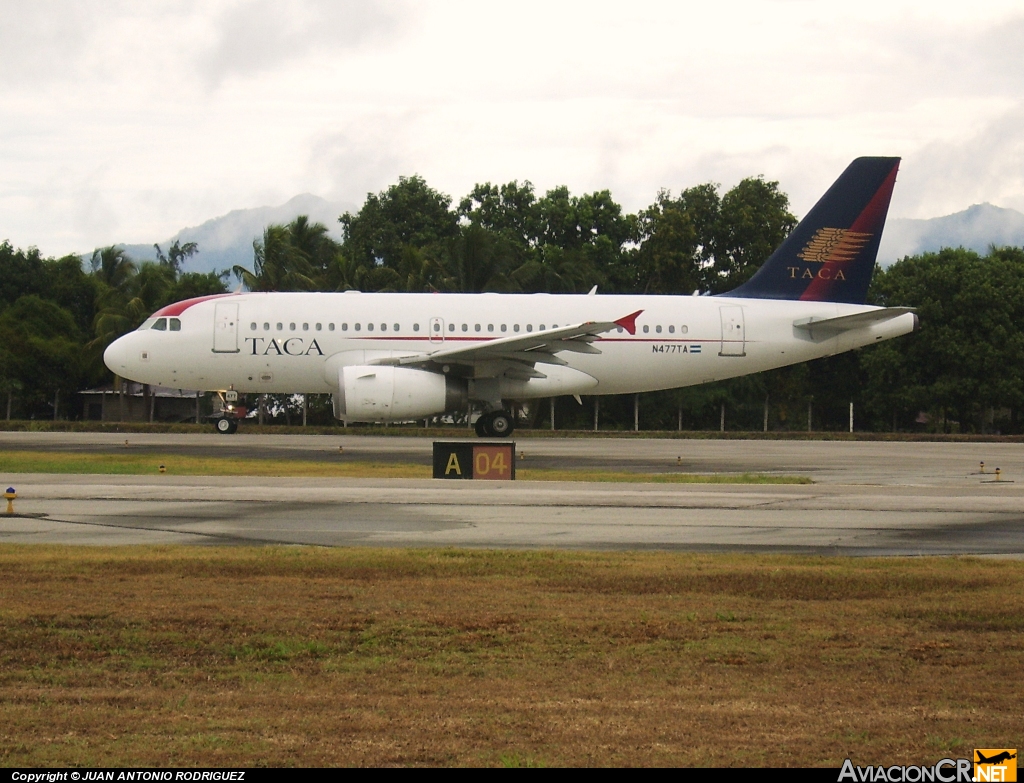 N477TA - Airbus A319-132 - TACA