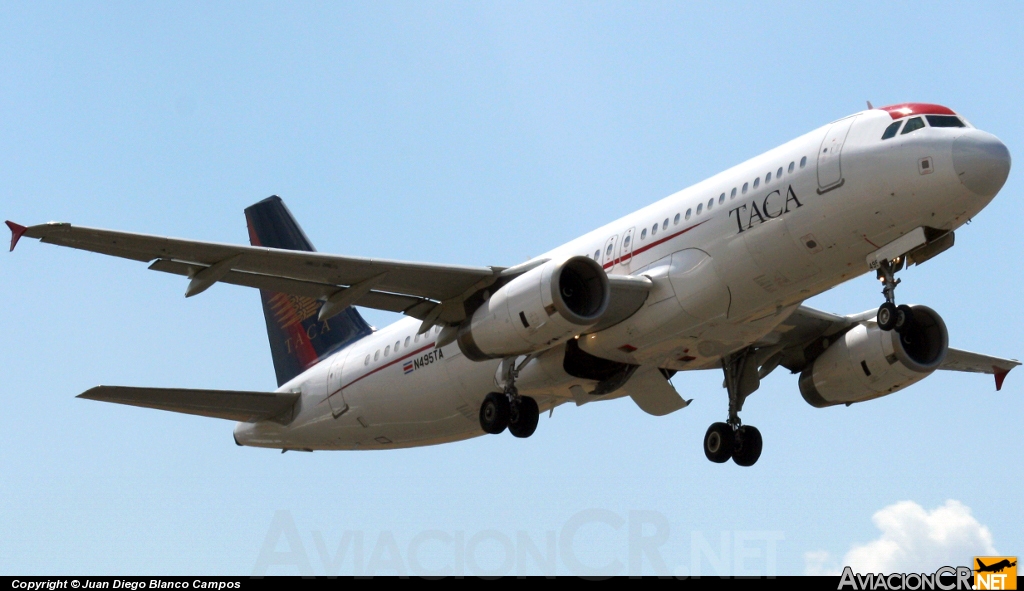 N495TA - Airbus A320-233 - TACA