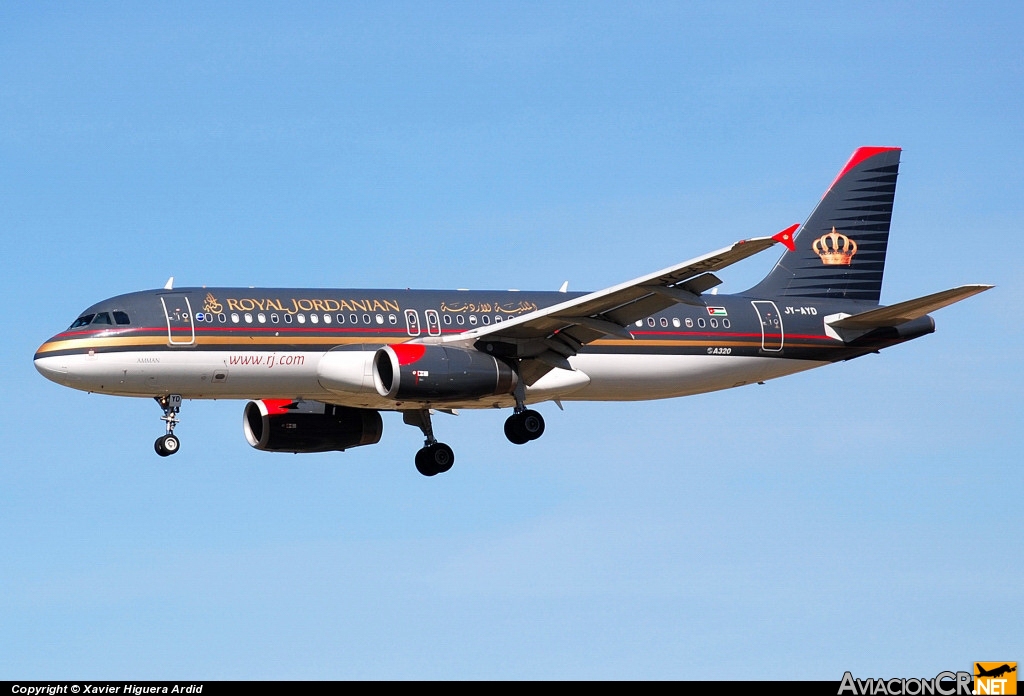 JY-AYD - Airbus A320-232 - Royal Jordanian