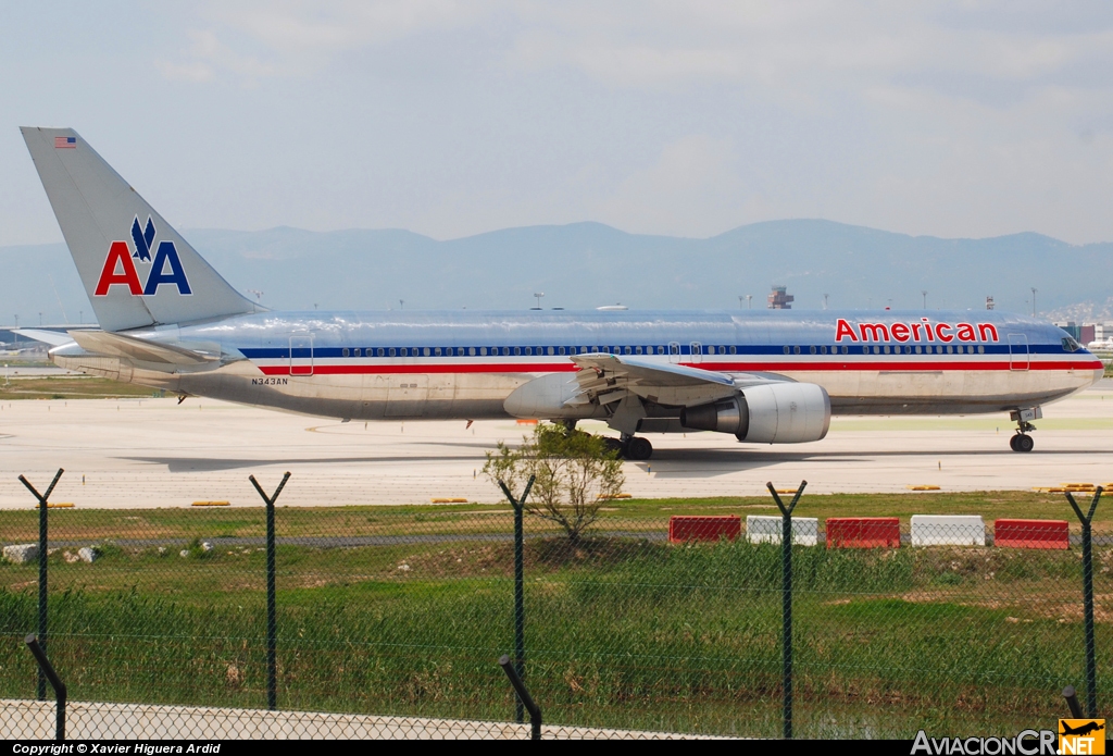 N343AN - Boeing 767-323 - American Airlines