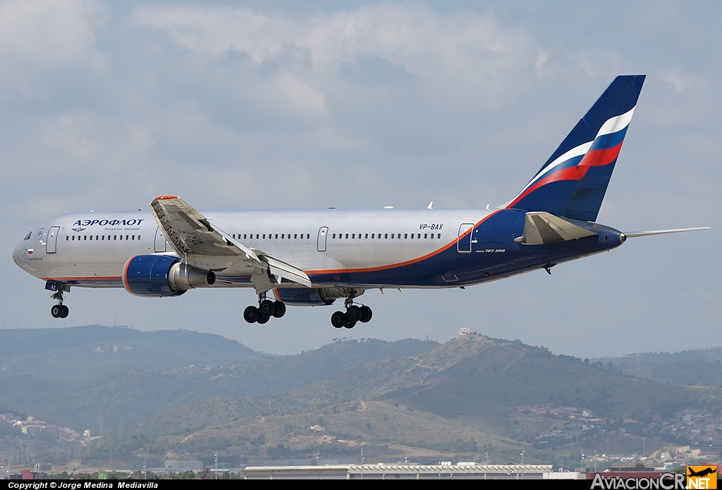 VP-BAX - Boeing 767-36N/ER - Aeroflot