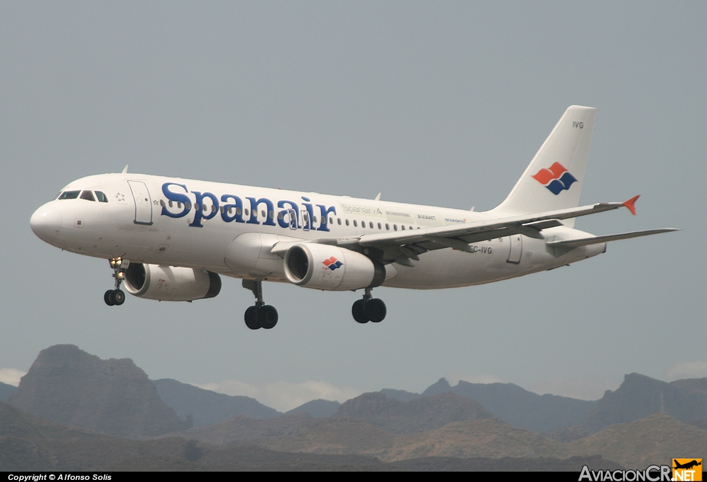 EC-IVG - Airbus A320-232 - Spanair