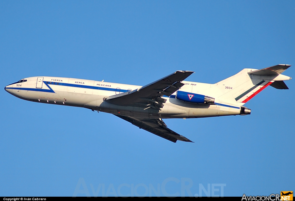 3504 - Boeing 727-14(F) - Fuerza Aerea Mexicana FAM