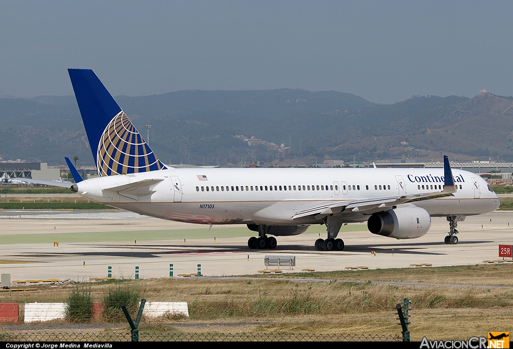 N17105 - Boeing 757-224 - Continental Airlines