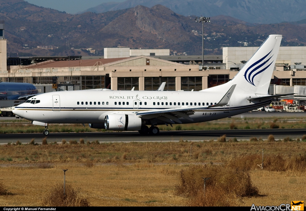 A6-RJX - Boeing 737-7AK BBJ - Royal Jet