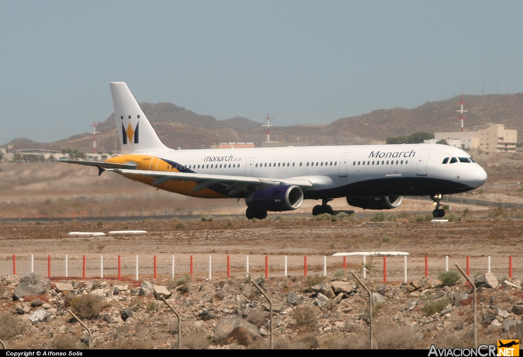 G-OZBP - Airbus A321-231 - Monarch Airlines